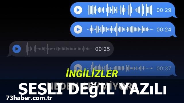 Sesli Mesajlar Neden İngiltere'de Popüler Değil?