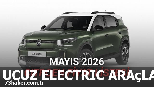 Mayıs 2026'da Elektrikli Otomobil Devrimi: 1,5 Milyon TL'nin Altında!