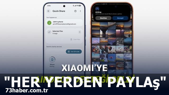 Xiaomi Telefonlarda AirDrop Devrimi: iPhone ile Dosya Paylaşımı