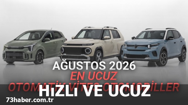 Ağustosun En Ucuz Otomatik Vitesli Arabaları!