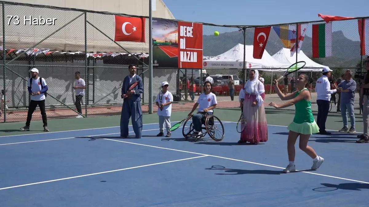 Şırnak'ta 4. Uluslararası Cudi Cup Tenis Turnuvası Şırnak'ta Başladı