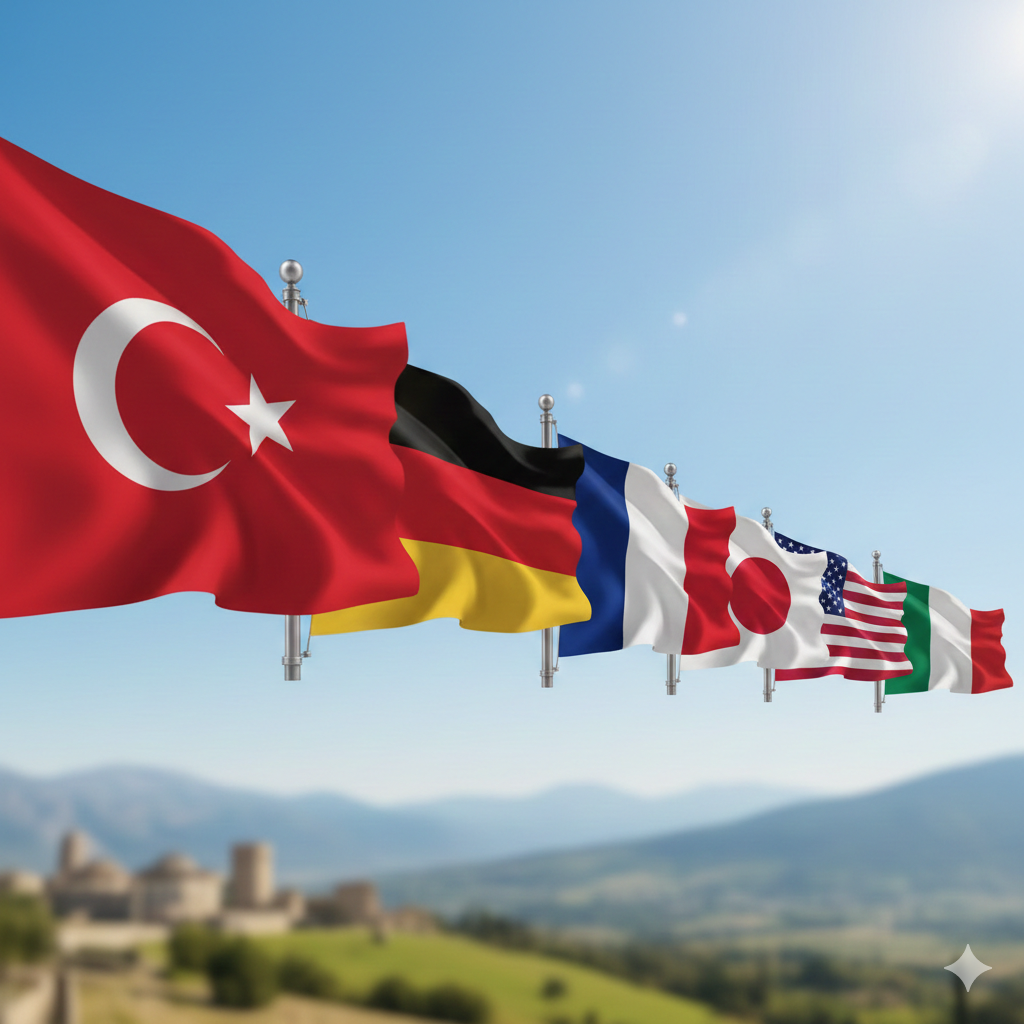Türkiye Cumhuriyeti Umuma Mahsus Pasaport (Bordo Pasaport) Sahiplerinin Vizesiz Seyahat Edebileceği ülkeler