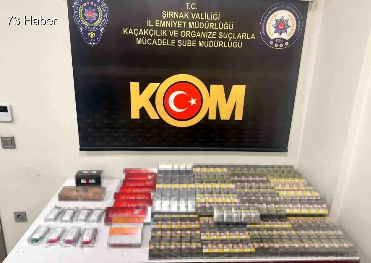 Şırnak'ta Şırnak&amp;apos;ta kaçakçılık ve narkotik operasyonu