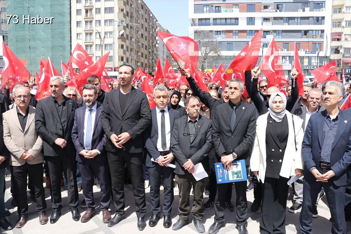Şırnak'ta Şanlıurfa&amp;apos;daki okul saldırısı Diyarbakır ve çevre illerde protesto edildi