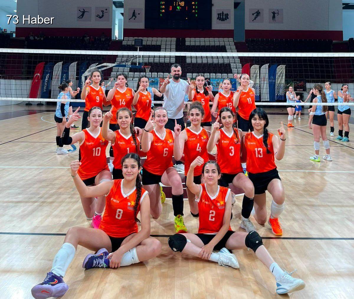 Şırnak'ta Malatya Kız Voleybol Takımı ANALİG Yarı Finallerinde Türkiye Finallerine...
