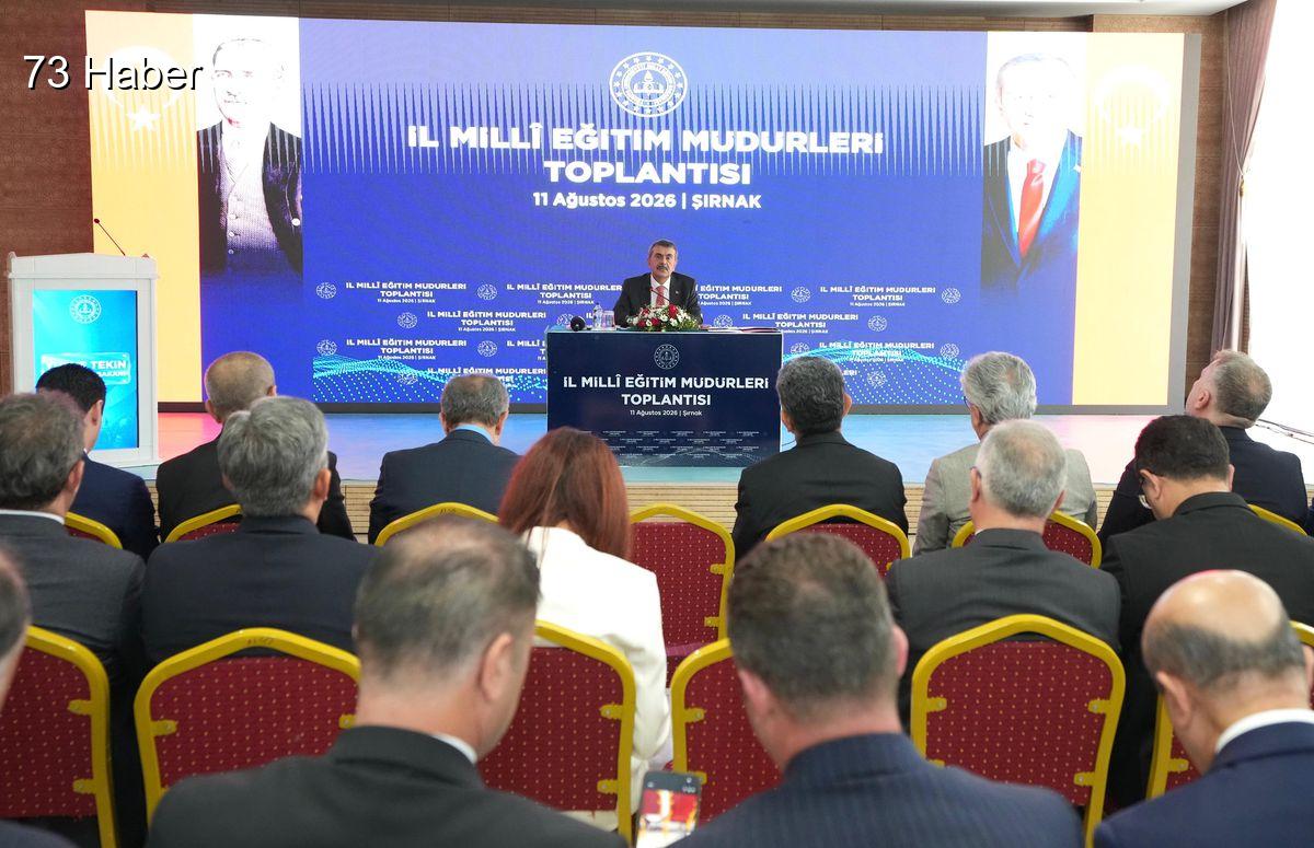 Şırnak'ta 81 İlin Milli Eğitim Müdürleri Şırnak&amp;apos;ta Toplandı: Bakan Tekin&amp;apos;den...