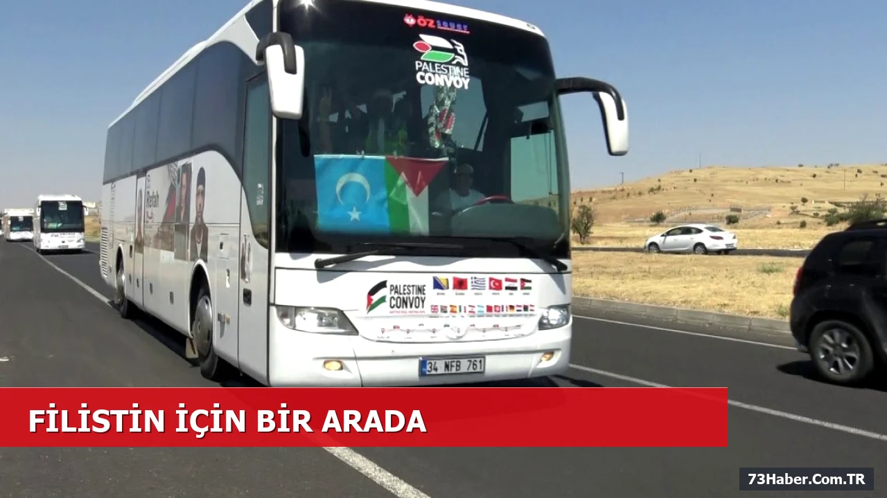 Filistin Konvoyu Şırnak'a Ulaştı