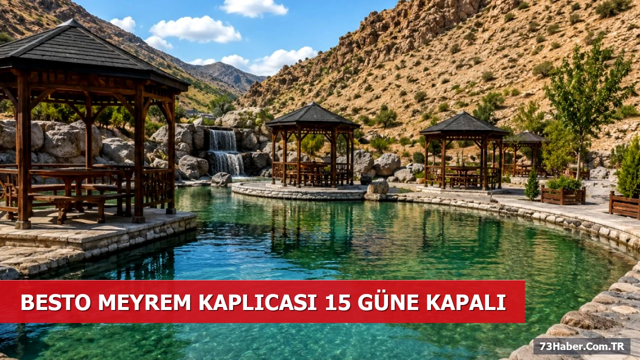 Besto Meyrem Kaplıcası Bakım ve Yenileme Çalışmasına Girecek