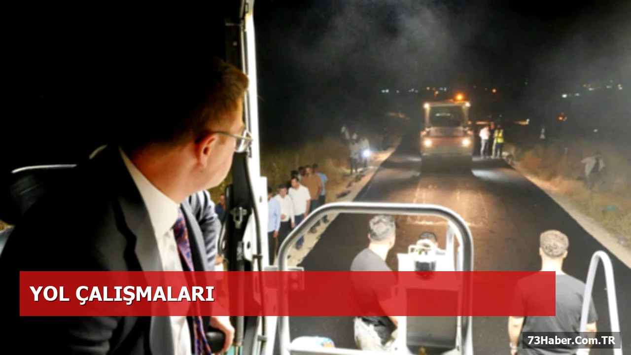 Şırnak'ta 11 Km'lik Yol Çalışması Devam Ediyor