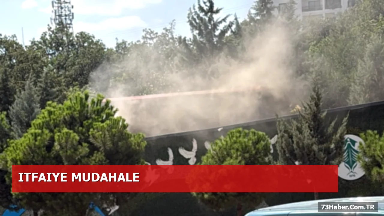 İtfaiye Ekipleri Trafodaki Yangına Müdahale Etti