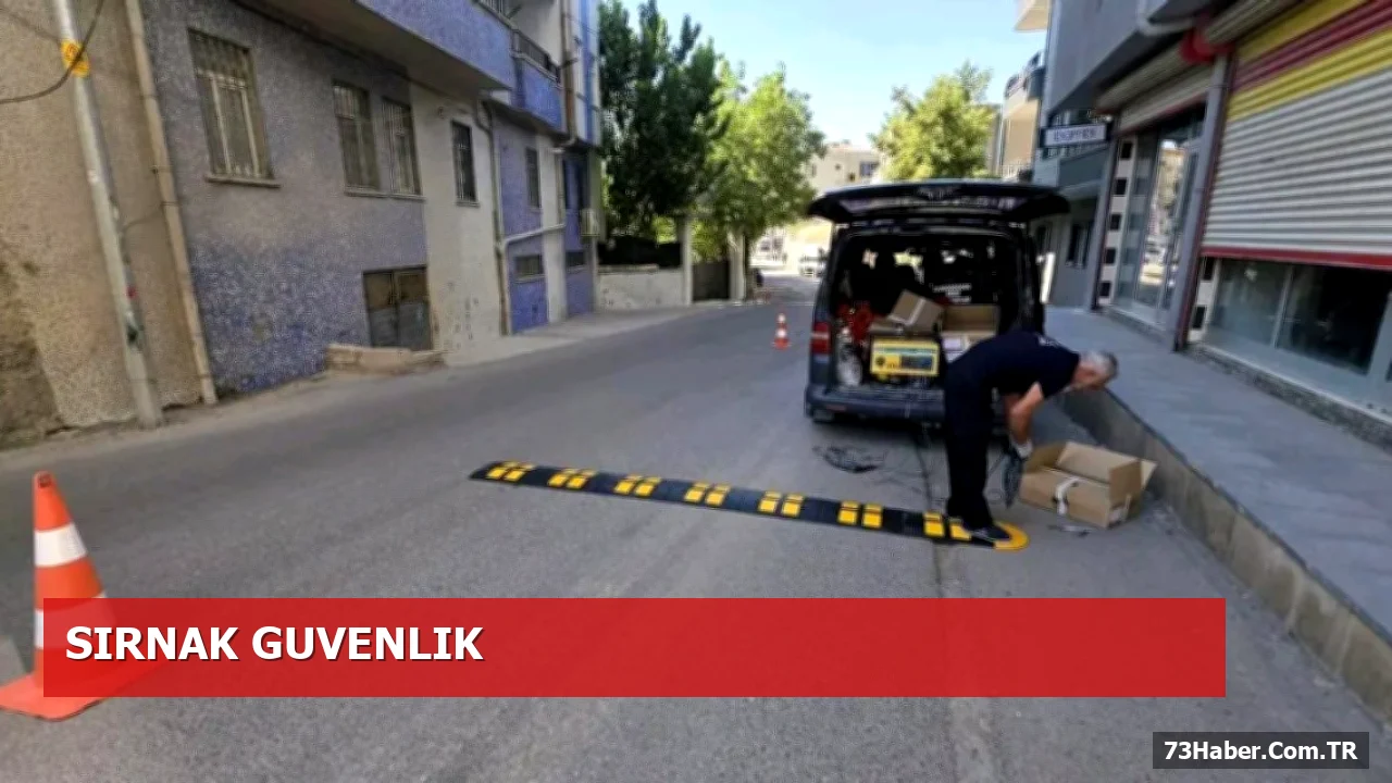 Şırnak’ta Trafik Güvenliği İçin Yeni Hız Kesici Kasisler