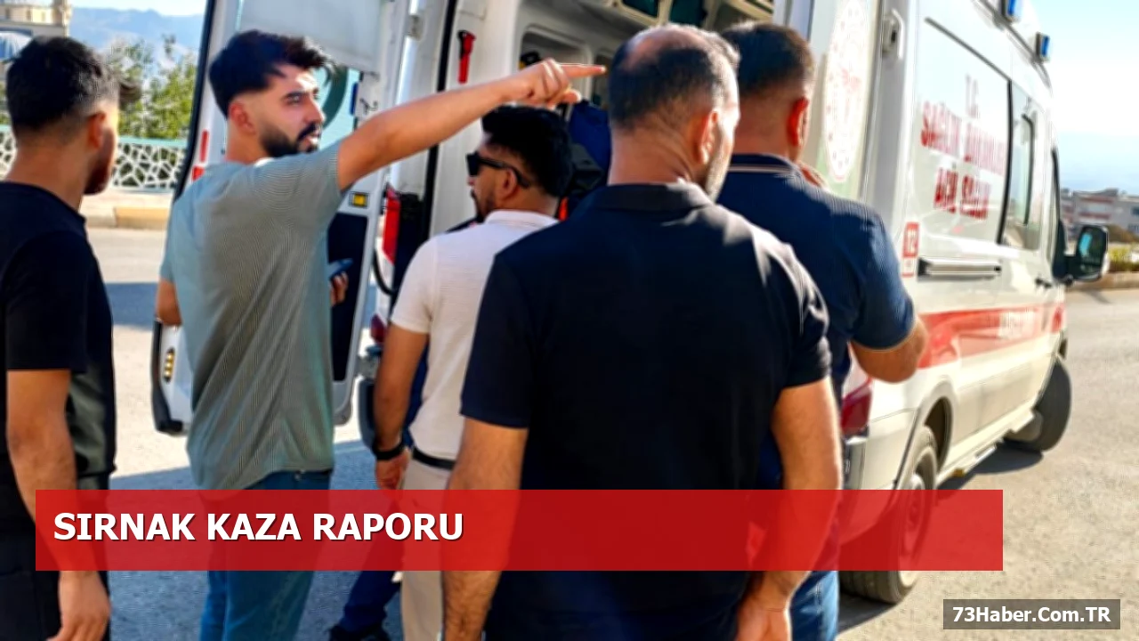 Şırnak Belediye Bulvarı’nda Motosiklet Devrildi, Bir Kişi Hastaneye