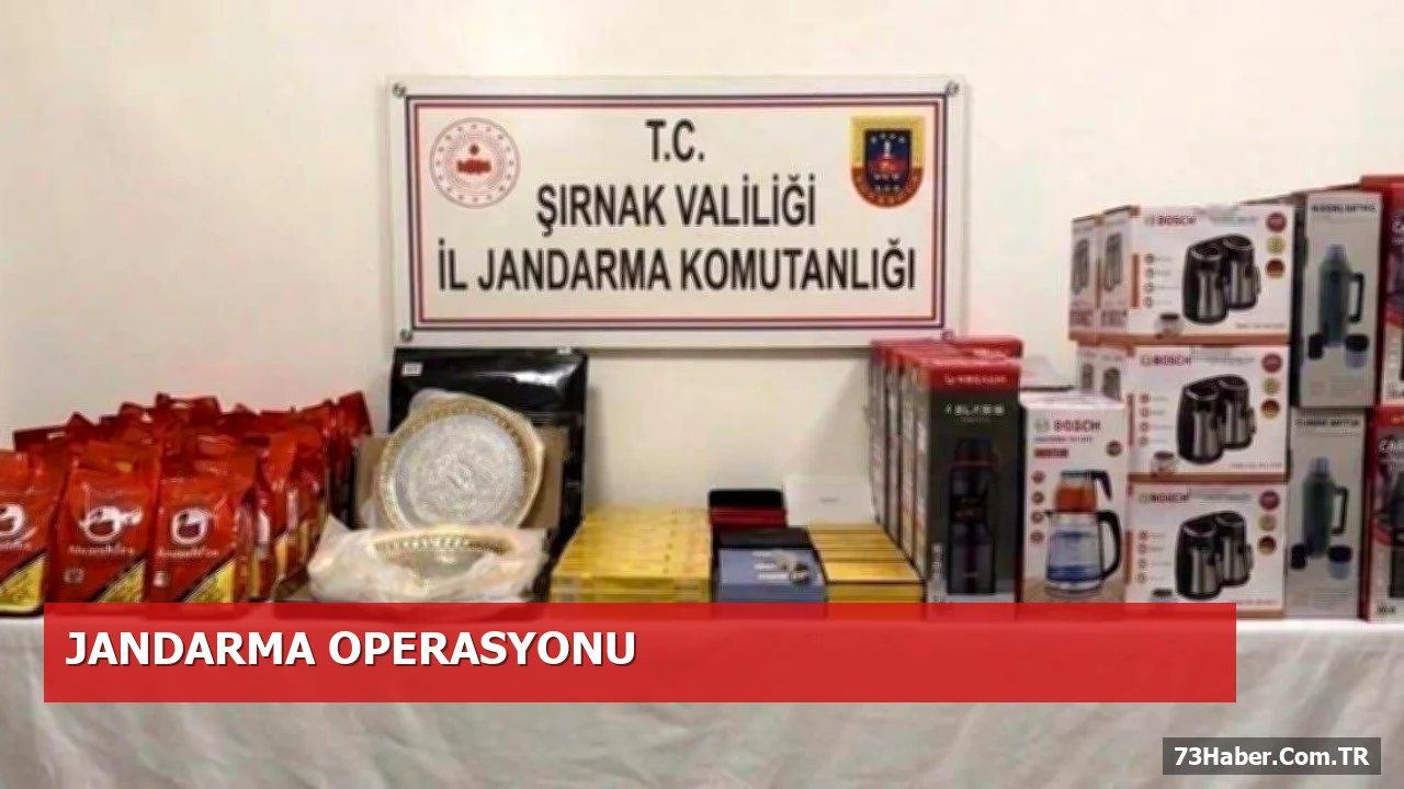 Şırnak’ta Jandarma’dan Kaçakçılık Operasyonu: 202 Şüpheliye Yasal İşlem