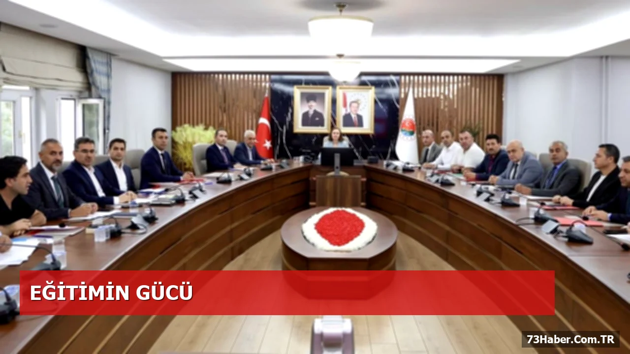 Şırnak Valiliği Hayat Boyu Öğrenme Toplantısı Düzenledi
