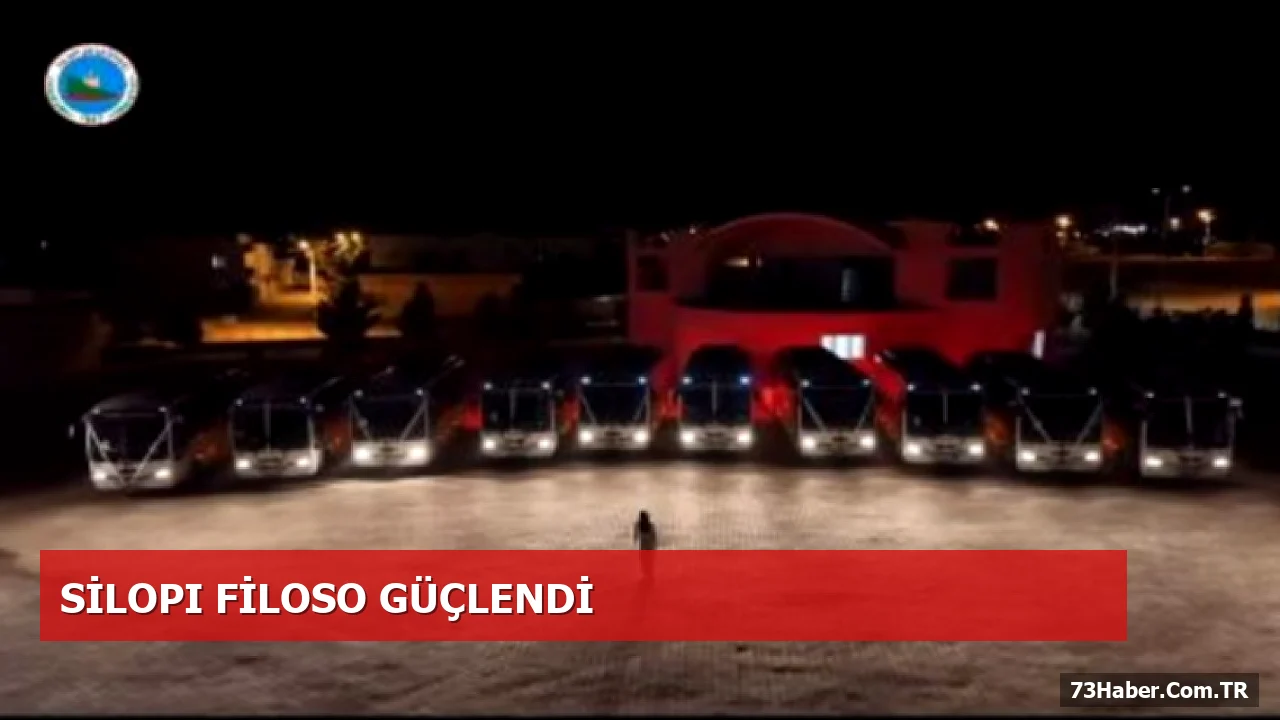 Silopi'de Belediye Filosu 16 Araçla Genişledi