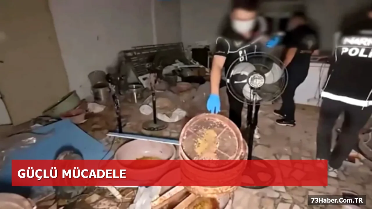 Şırnak dahil 71 ilde yürütülen uyuşturucu operasyonunda 2,3 ton madde ele geçirildi