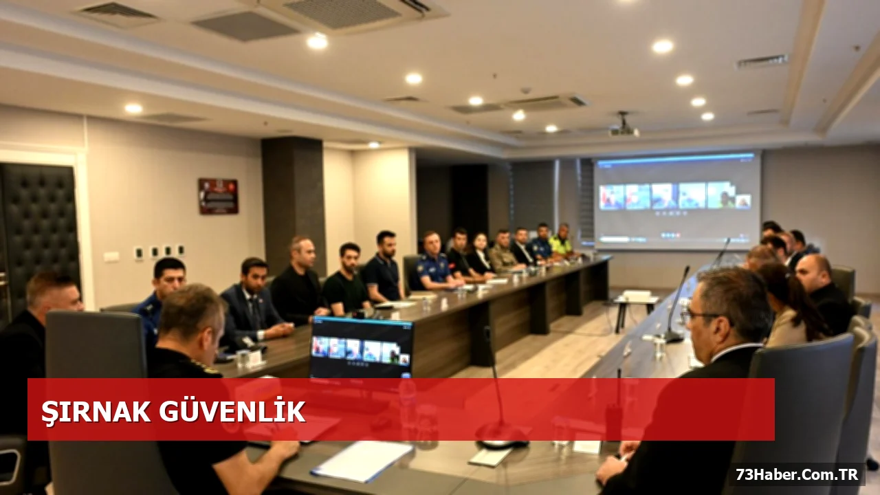 Okul Açılışına Hazırlık: Şırnak Emniyetinden Güvenlik Planı