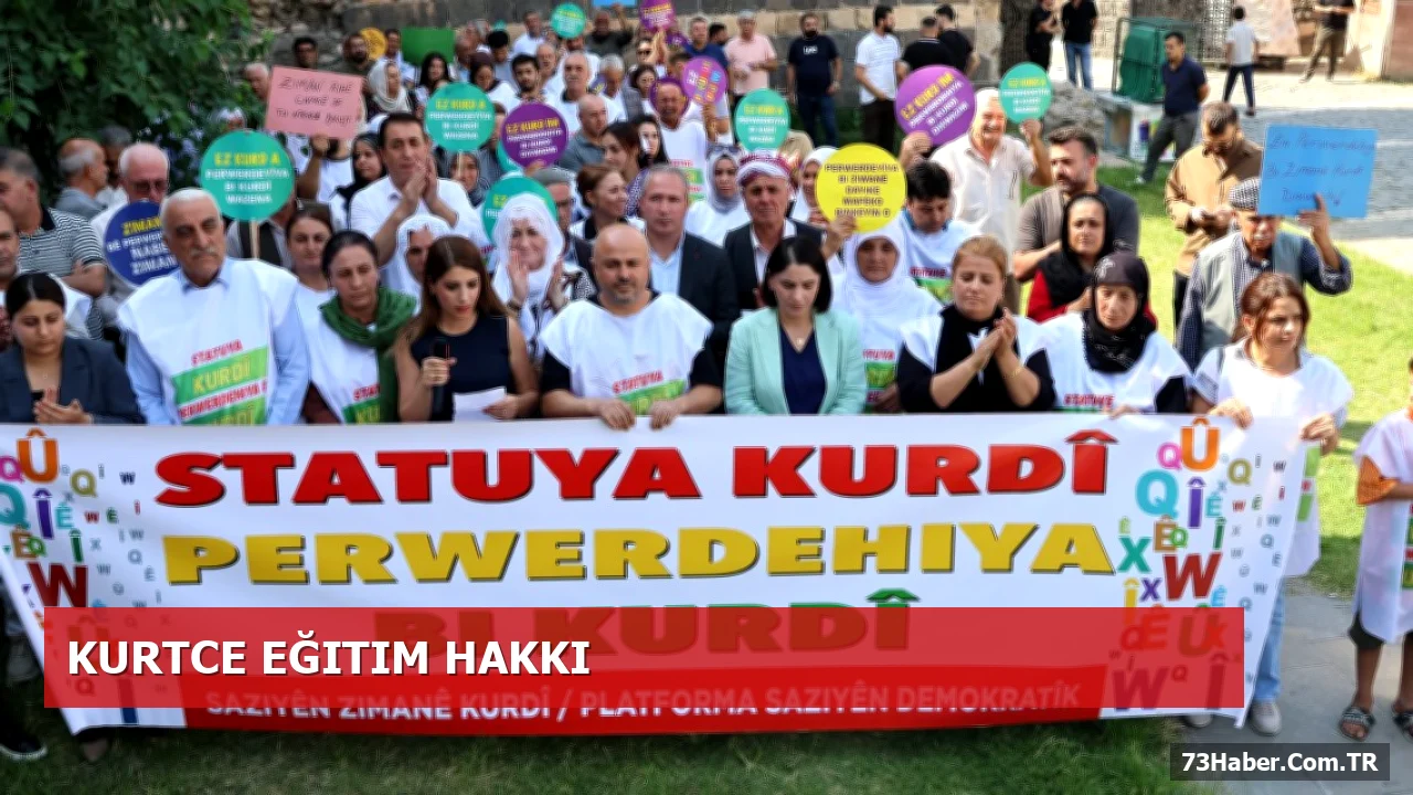 Cizre’de Kürtçe Statü ve Eğitim İçin Yürüyüş