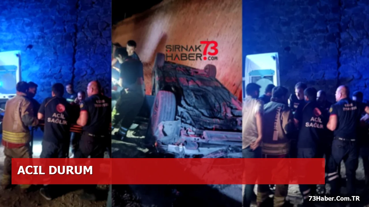 Şırnak’ta Güzeller Rampası’nda Otomobil Uçuruma Yuvarlandı, Sürücü Yaralı