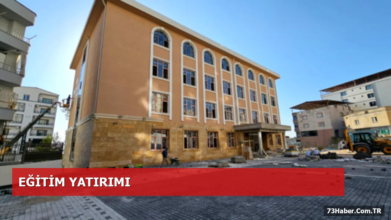 Şırnak’ta Mehmet Yarka Ortaokulu 5 Ekim’de Kapılarını Açıyor