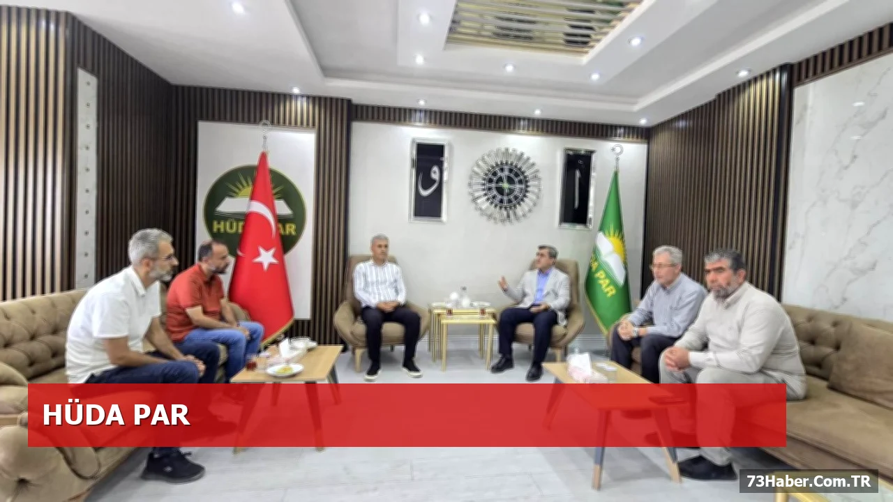 Şırnak İl Başkanı Nasuh Sevinik’e HÜDA PAR’dan Tebrik Ziyareti