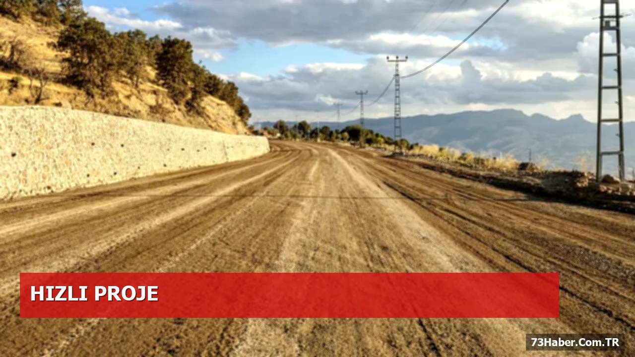 Şırnak’ta Kuzey Çevre Yolu 3 Ayda Asfalt Aşamasına Geldi