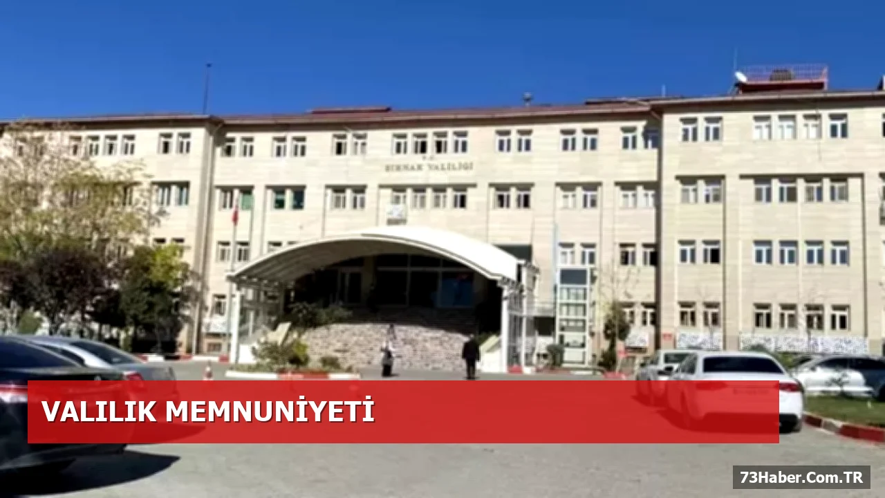 Şırnak’ın Valilik Memnuniyeti %59,33 ile 66. Sırada