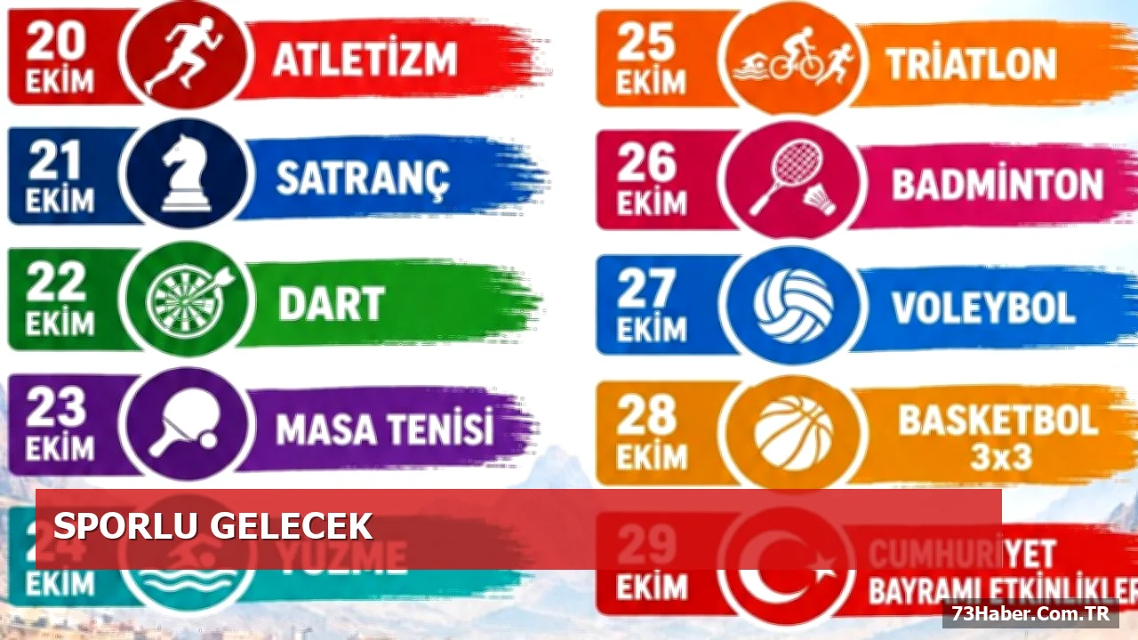 Şırnak’ta 103. Cumhuriyet Bayramı Spor Şöleni Başladı