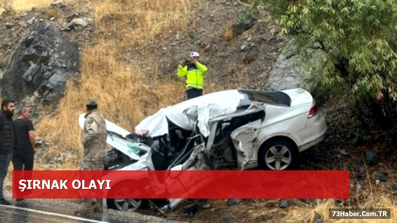 Şırnak'ta 27 SG 563 plakalı otomobil devrildi, sürücü yaralandı