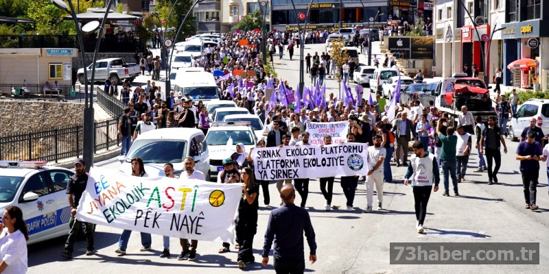 Şırnak'ta Doğa İçin Yürüyüş: Talan Protestosu