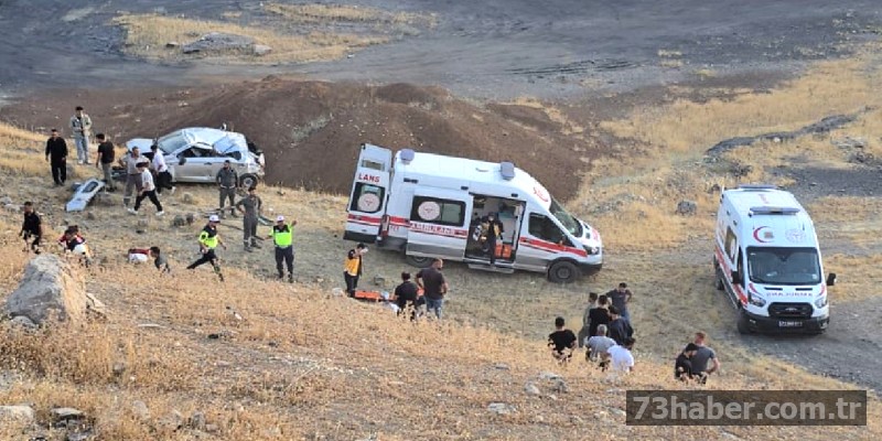 Şırnak'ta Feci Kaza: Otomobil Şarampole Yuvarlandı, 1 Ölü