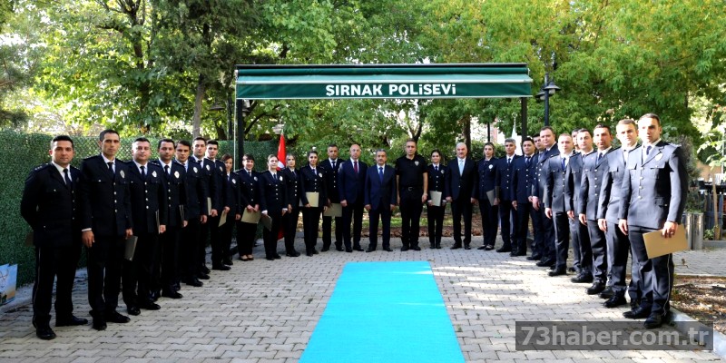 Şırnak'ta Polisler Rütbe Aldı: Terfi Sevinci!