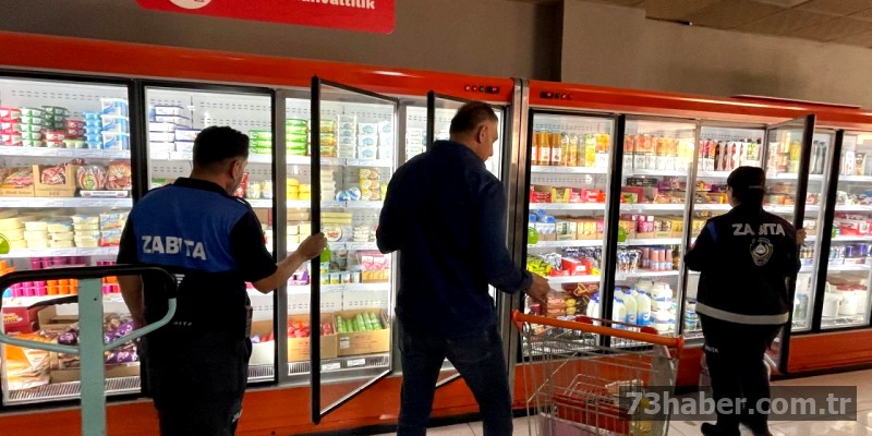 Silopi'de Marketlere Denetim: 4 İşletmeye Ceza!