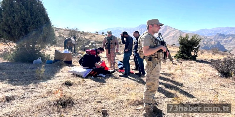Şırnak'ta Atından Düşen Kadın Kurtarıldı