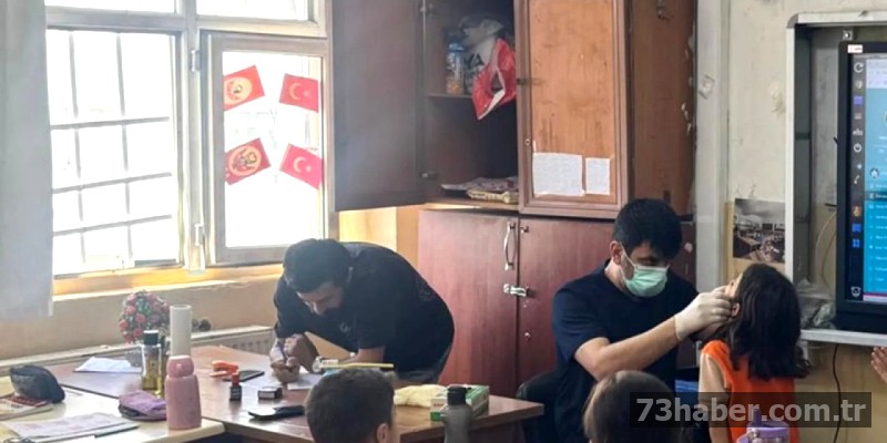 Cizre'de Minik Kalplere Ağız ve Diş Sağlığı Dersleri