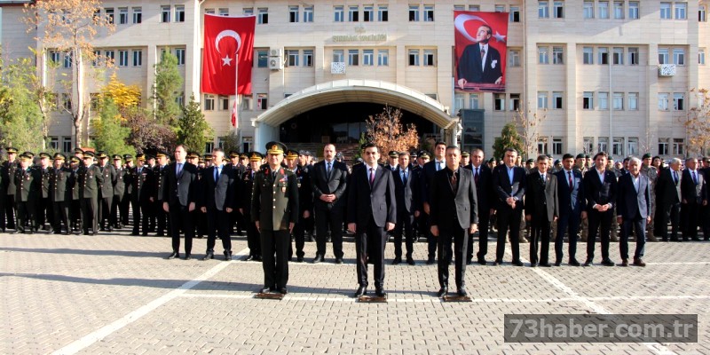 Şırnak'ta Atatürk, Saygıyla Anıldı