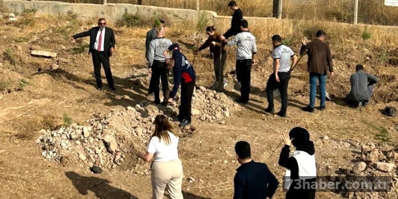 Şırnak Havalimanı yeşillendi: Fidanlar dikildi
