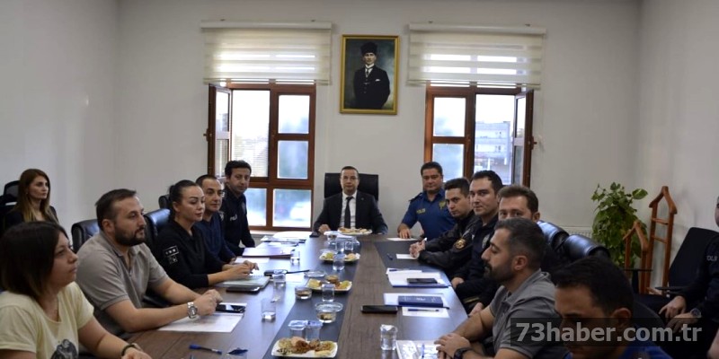 Kaymakam Baycar, Emniyet Müdürü Tufan'ı Ziyaret Etti