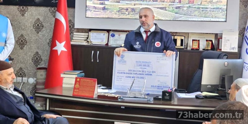 Cizre'den Gazze'ye Destek: Hayır Çarşısı Geliri TDV'ye Bağışlandı