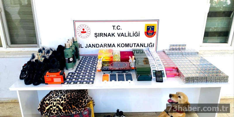Şırnak'ta Jandarmadan Kaçak Mala Büyük Darbe