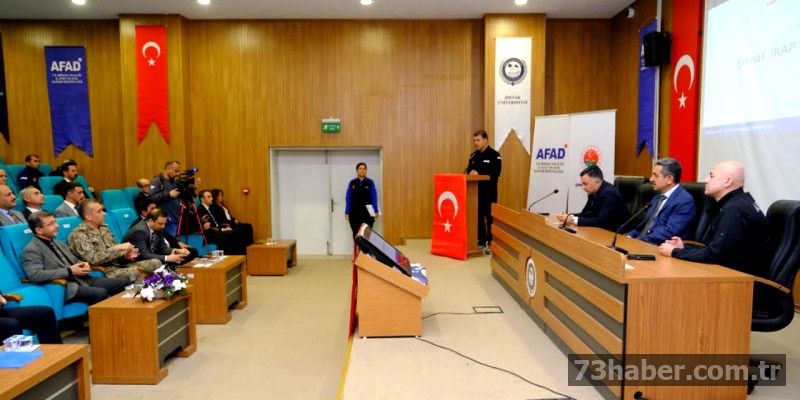 Şırnak'ta Afet Risklerini Azaltma Çalışmaları Değerlendirildi