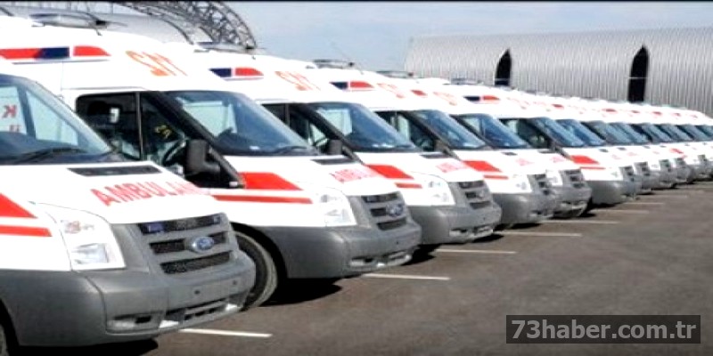 Şırnak'a Sağlık Takviyesi: 11 Ambulans Hizmete Girdi