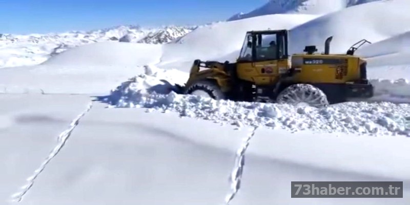 Şırnak'ta Yayla Yolu 2 Günde Açıldı