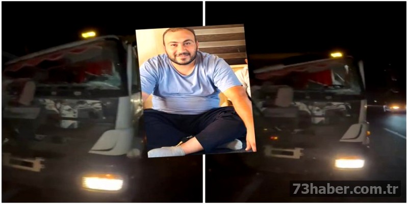 Şırnak Acısı: Şoför Kazada Yaşamını Yitirdi