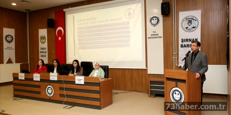 Şırnak'ta Kadın Hakları Paneli İlgi Gördü