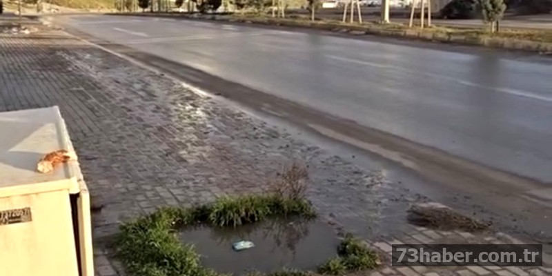 Şırnak'ta Kanalizasyon Suyu