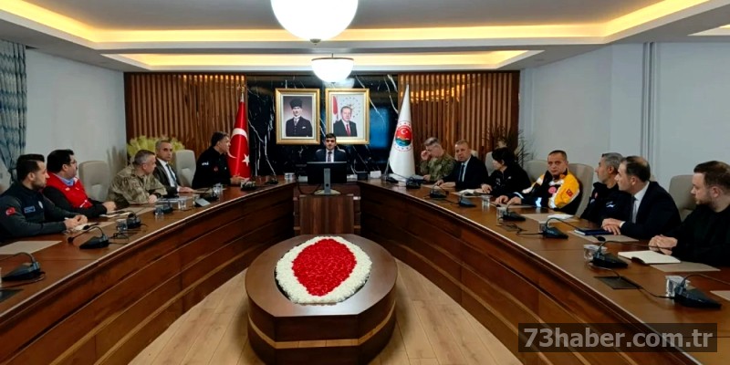 Şırnak'ta Çığ Toplantısı