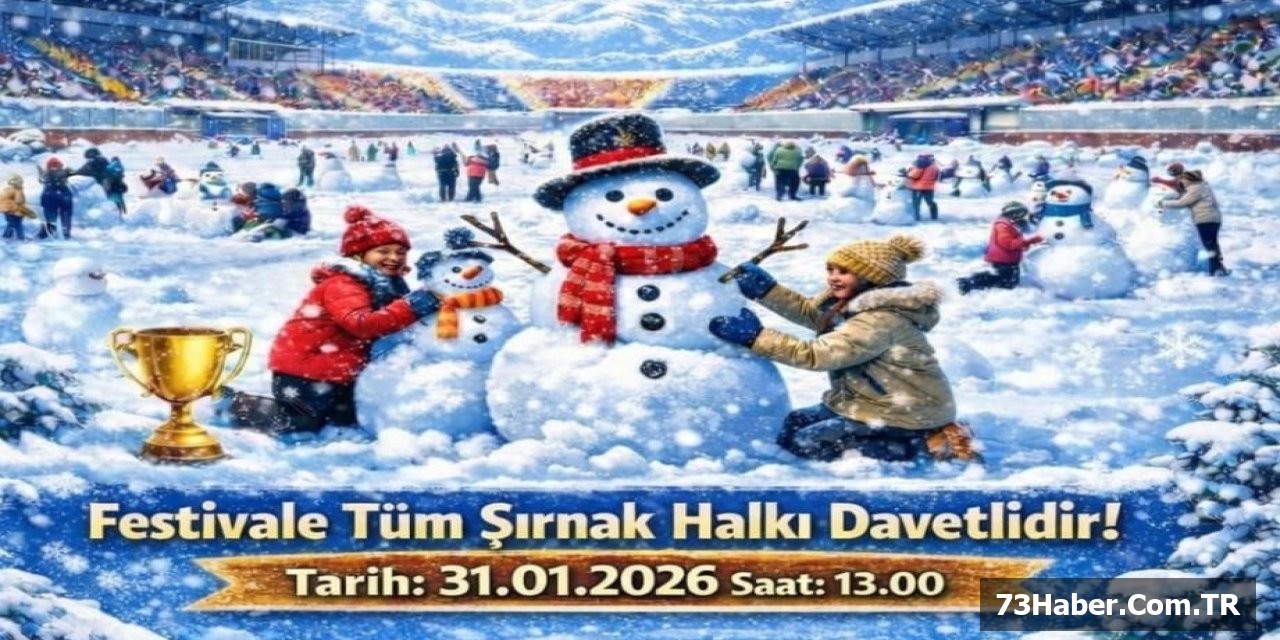 Şırnak'ta Kar Festivali