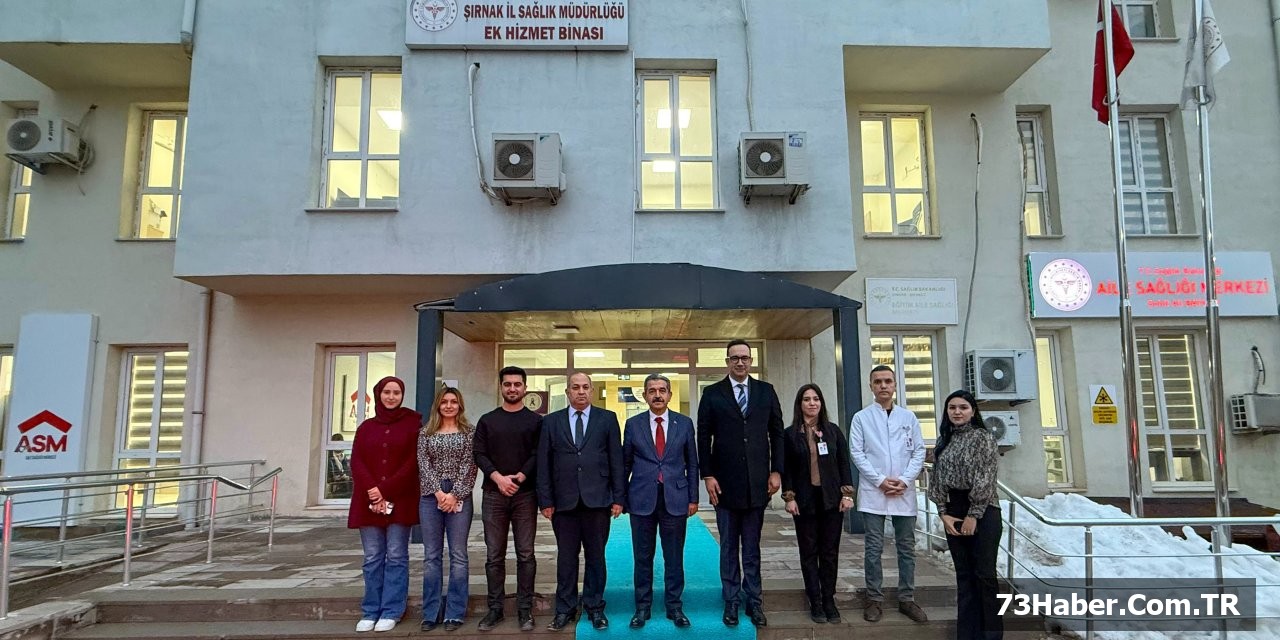 Şırnak Valisi Halk Sağlığı Merkezini Ziyaret Etti
