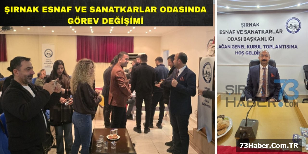 Şırnak'ta Yeni Esnaf Lideri!